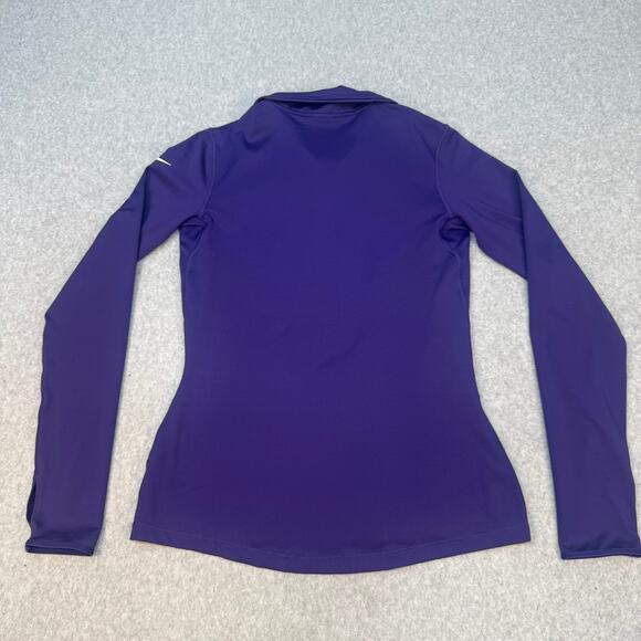 Baltimore Ravens Nike Purple Champ Drive Pro Hyperwarm Half Zip Jacket - Picture 6 of 10